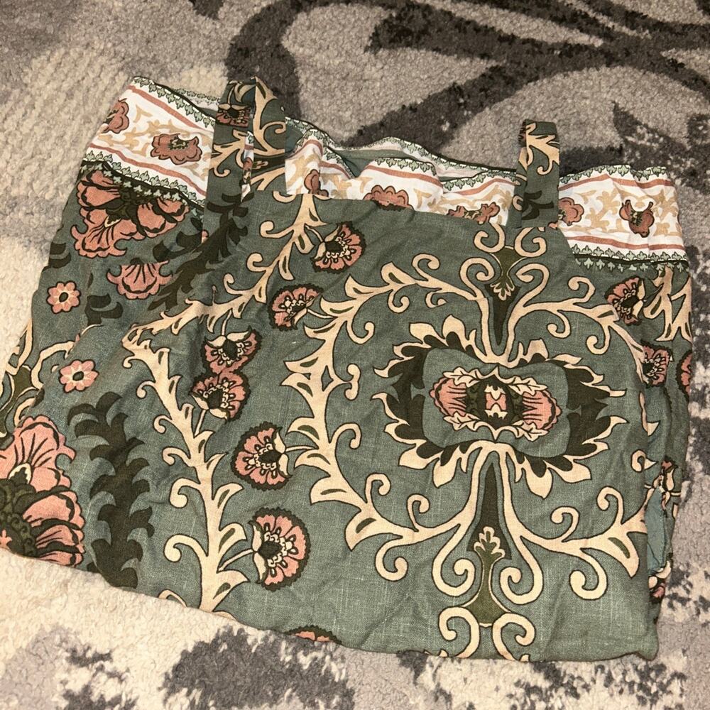 Sanctuary Linen Blend Tapestry Pattern Shift Dress Size Small NWT $129